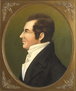 해리스 선 측량을 의뢰한 전 오하이오 주지사이자 미국 측량감 에드워드 티핀