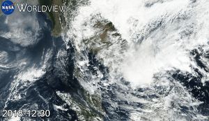 NASA의 EOSDIS 월드뷰 위성 루프, 파북의 수명 표시