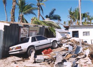 괌의 피해 상황