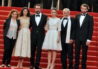 2012 칸 영화제에서 영화 시사회에 참석한 배우들