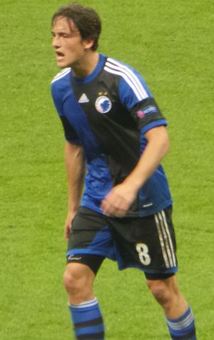 2013년 코펜하겐에서 뛰고 있는 딜레이니