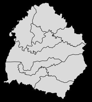 톈랴오구 행정 구역도