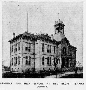 1902년 레드 블러프의 학교