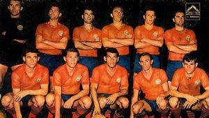 1968년 하계 대회에서 우승한 최초의 비아르헨티나 팀인 헝가리 팀 바사스 SC.