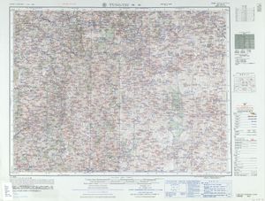 桐梓}})가 표시된 지도 (AMS, 1954)