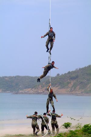 미 해병대 제3 정찰대대, 2006년 특수 목적 투입 및 추출(SPIE) 훈련.