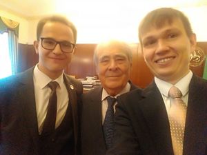 민티메르 샤이미예프 대통령과 팟쿨린(Умный регион 프로젝트 회의)