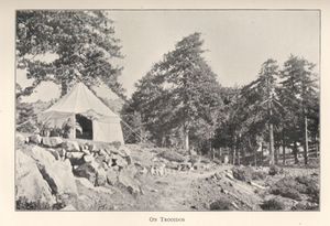 1900년 트로도스 야영장의 사진
