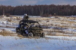 특수작전부대 대원들이 동계 전투 훈련을 하고 있다.