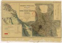 1875년 네덜란드 동인도 식민 정부가 발행한 파당시뎀푸안과 시볼가시 지역 지도(이미지 오른쪽 하단에 파당시뎀푸안 도시 이름이 표시됨)