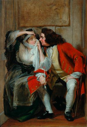 찰스 로버트 레슬리의 삼촌 토비와 미망인 와드먼