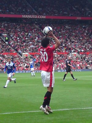 2009년 맨체스터 유나이티드에서 뛰는 파비우