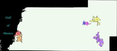 파스코 군의 자치체