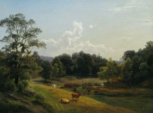 파울 베버의 《여름의 전원 풍경》, 1857년