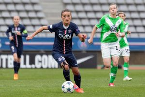 PSG와 함께한 알루시, 2015년 4월 챔피언스 리그 준결승전 볼프스부르크전