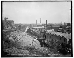 뉴저지주 패터슨(Paterson)의 섬유 공장, 1906년경.