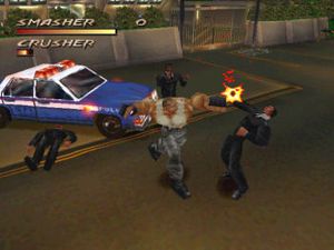 벤 "스매셔" 잭슨이 일반적인 적을 펀치하는 스크린샷