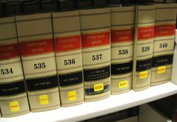 미국 연방 대법원의 공식 판례집인 미국 연방 판례집(The United States Reports)