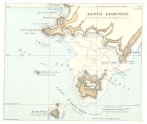 페데르날레스 지역의 역사 지도.