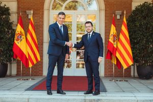 2022년 7월 15일 스페인 총리 페드로 산체스와 아라구네스