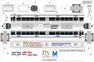 발렌시아 지하철 (베네수엘라)의 지하철 기차를 만들 수 있는 인쇄 가능한 시트