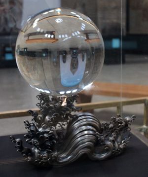 청나라 시대의 수정 구슬