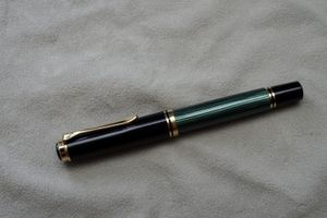 펠리칸 수베렌 M800 녹색 줄무늬 모델