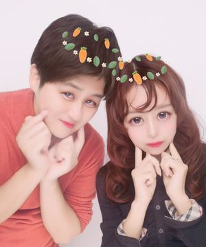 다양한 효과로 디자인된 포토 스티커, Purikura