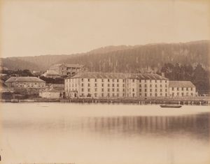 페니텐셔리(Penitentiary)와 태즈메이니아주 아서산(Mount Arthur), 1880년경, Anson Brothers 촬영