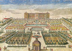 1750년경의 프레데릭스베르 궁전