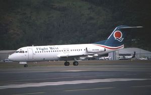 포커 F28 기종으로 1997년 안셋 오스트레일리아에서 인수하여 2000년 7월 운행하였다.