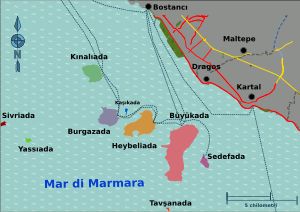 퀴클르 제도 지도