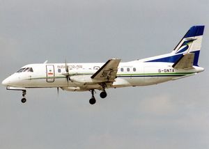 전 Business Air의 사브 340