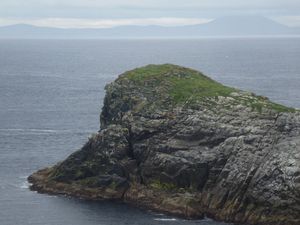 View over Eilean Tighe towards Lewis.