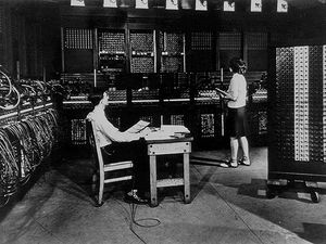 ENIAC 배선 패널