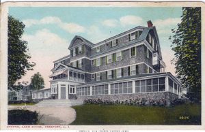 1910년대 크리스탈 레이크 호텔 엽서