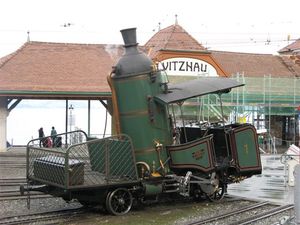 리겐바흐 랙 시스템의 피츠나우 리기 철도 증기기관차