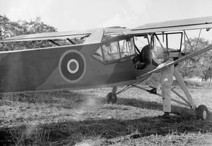 해리 브로드허스트 공군 중장과 그의 스토치, 이탈리아, 1943년