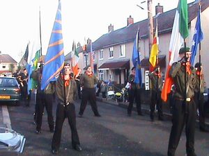 2010년 벨파스트에서 열린 피어너 에런/오그라 신 페인 의장대