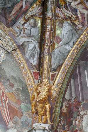 피렌체 카르투시오회 수도원 중앙 제단 위의 모서리 천장화