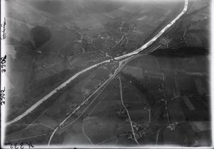 발터 미텔홀저의 300m 상공에서 촬영한 항공 사진 (1923년)