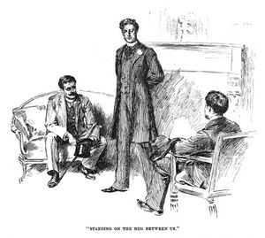 왓슨, 홀드허스트 경, 홈즈 (1893년 W. H. 하이드 삽화, 하퍼스 위클리)