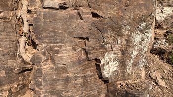 함안 악양루의 함안층 노두