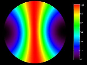 레일리 하늘 모형은 빛의 편광이 꿀벌에게 방향을 어떻게 나타낼 수 있는지를 보여준다.