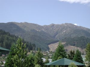 핸머스프링스 뒤의 마운트 이소벨