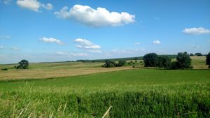 험볼트군 남부의 인디안 크릭을 따라 펼쳐진 구릉 지형