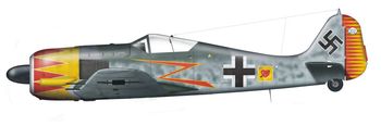 유명한 컬러링의 애기 Fw190-A5/U7