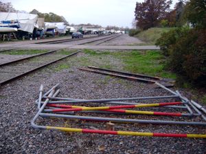 2007년 해체 전 메리사타마의 측선 모습