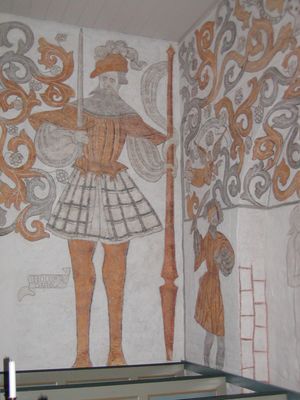 16세기 덴마크 스케빙 벽화 속 오기에르