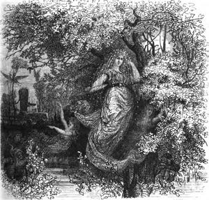 프리드리히 빌헬름 하이네의 "홀다, 선한 수호자" (1882)